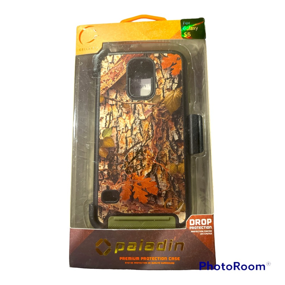 Paladin Premium Protection Case Drop Protection Cellairis  Galaxy S5 Maple Bark